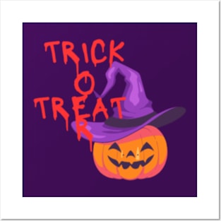 trick or treat Posters and Art